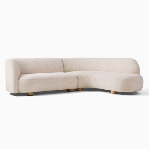 Laurent 2-Piece Wedge Chaise Sectional