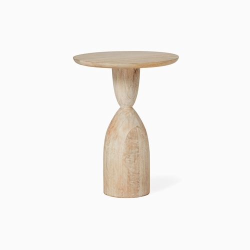 Winona Round Pedestal Side Table (16")