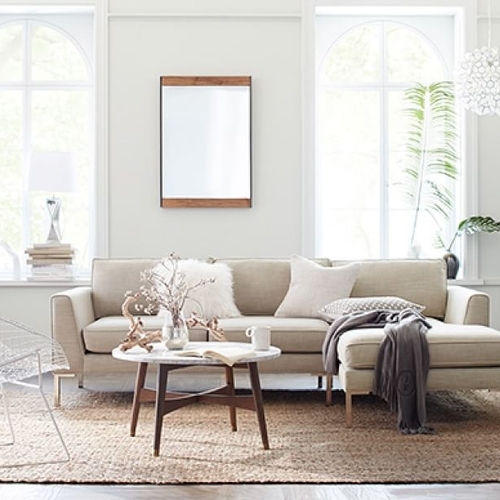 Industrial Floor Mirror, Mango Wood