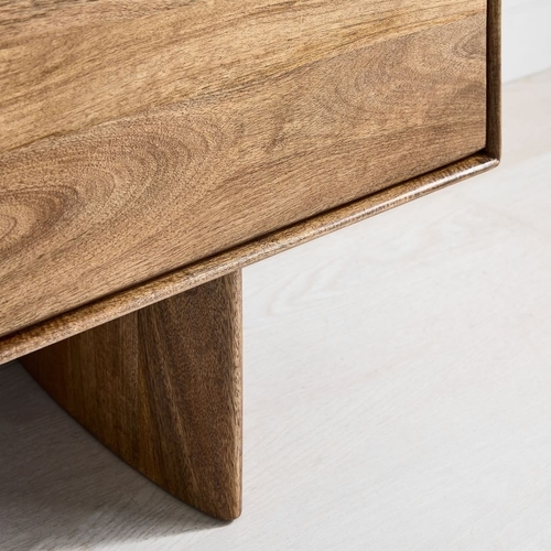 Anton Solid Wood 63" Buffet, Burnt Wax