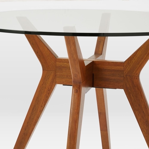 Jensen Round Solid Wood Dining Table (42")