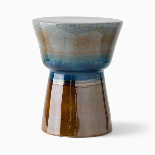 Faroe Ceramic Side Table, 13"