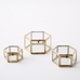 Nesting Glass Shadow Boxes - Hexagon (Set of 3)