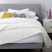 Candlewick End of Bed Blanket, Stone White