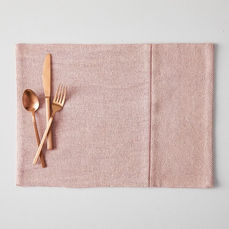 Cotton Canvas Placemats, Set of 2