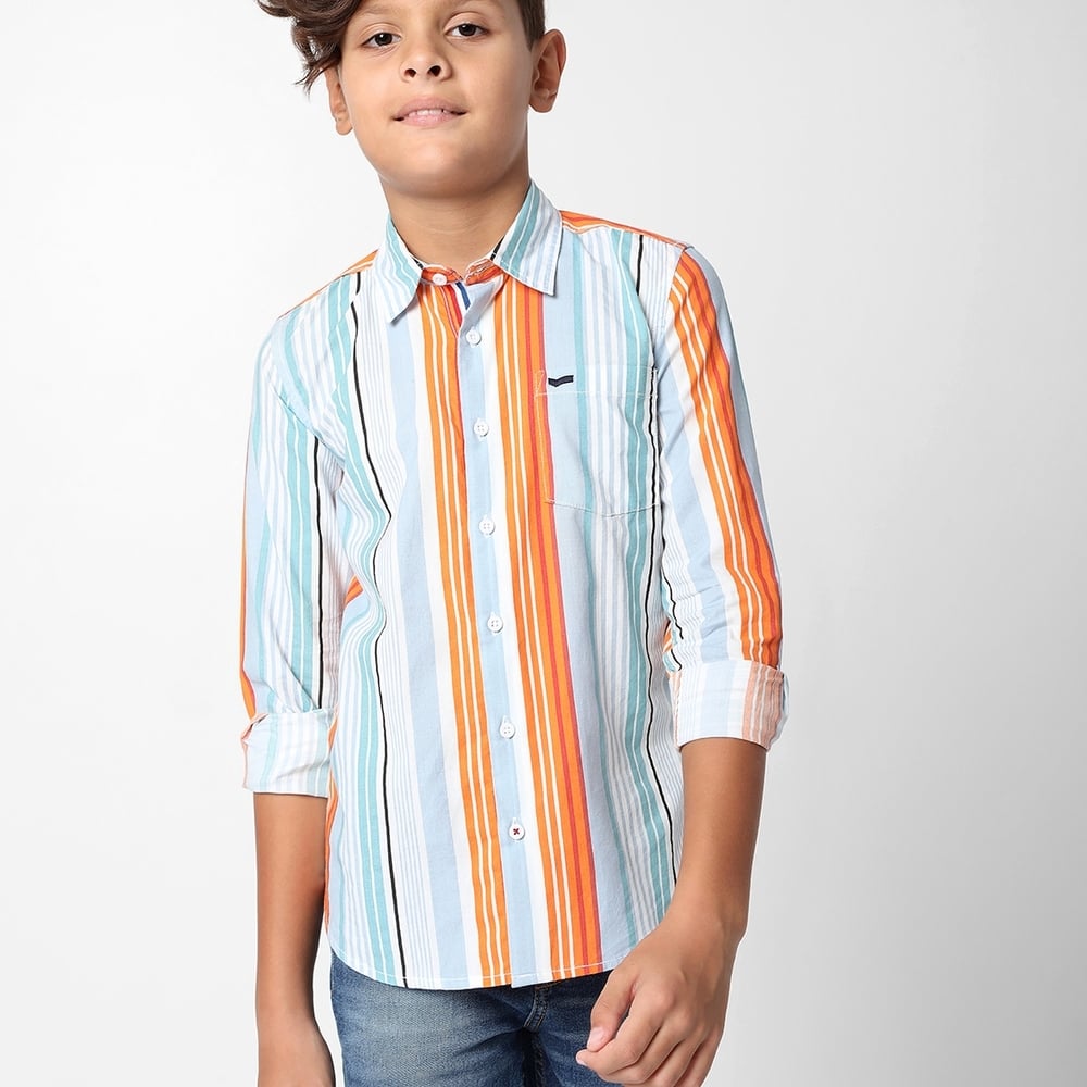 

Boys Lanzo Jr Multi Stripe IN Shirt