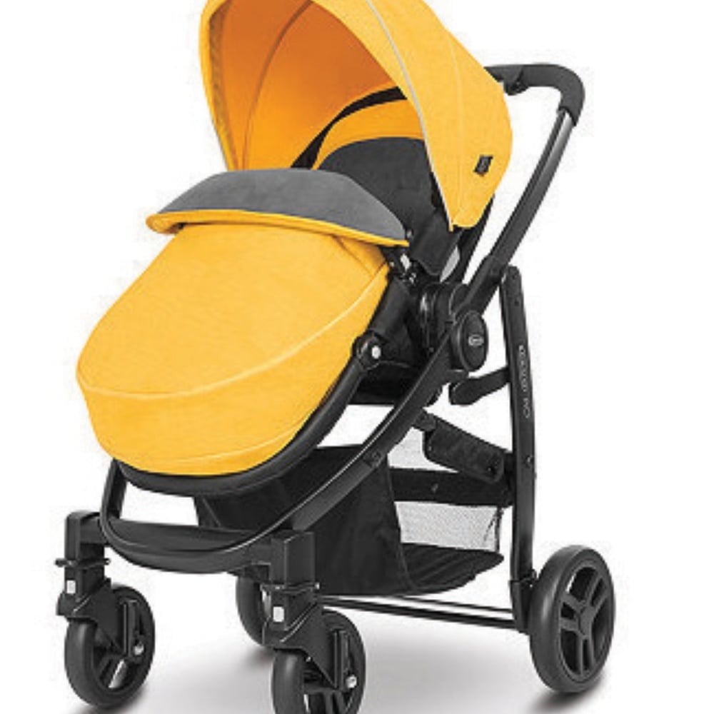 

Graco evo baby stroller yellow