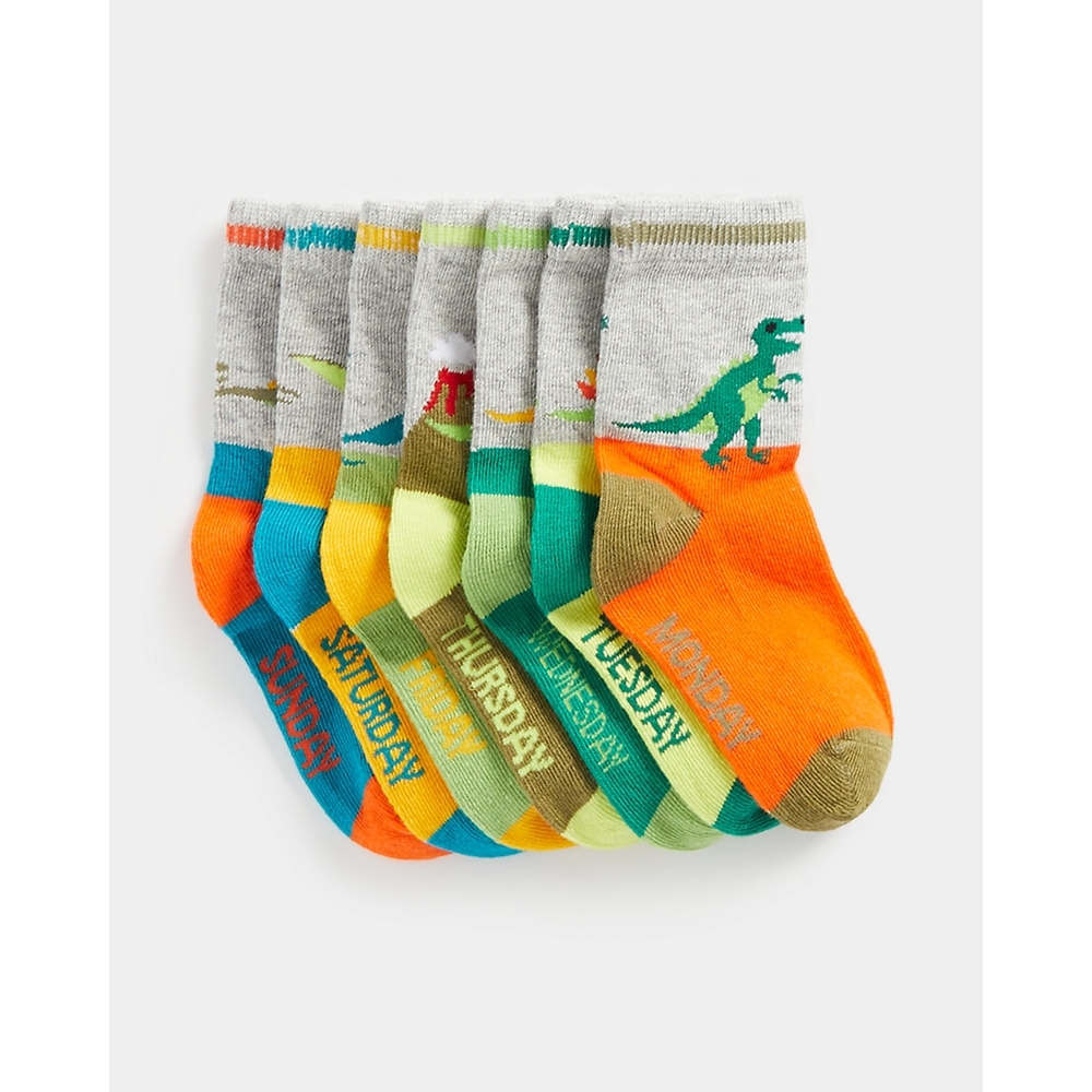 

Boys Socks Monday To Sunday-Pack Of 7-Multicolor