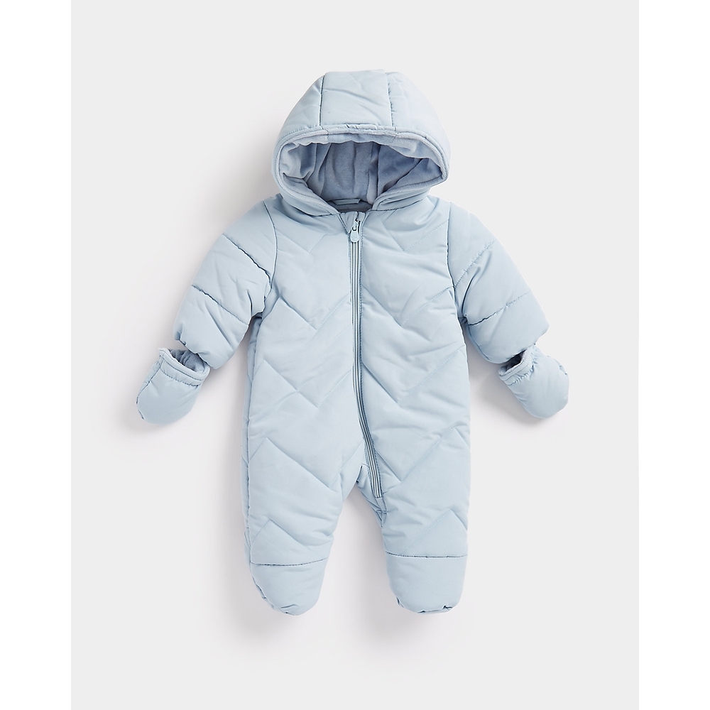 

Boys Full Sleeves Snowsuit -Blue