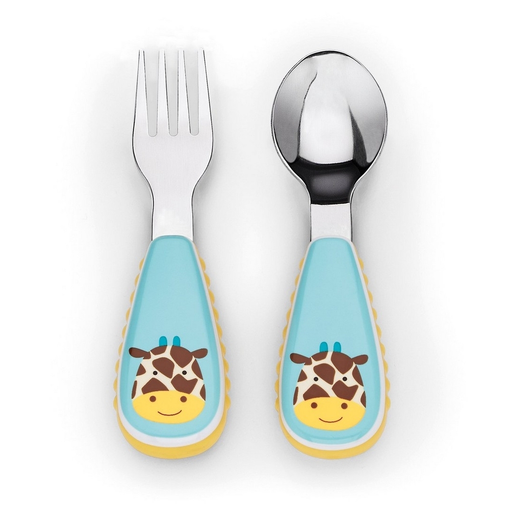 

Skip Hop Zoo Giraffe Utensils Fork&amp Spoon