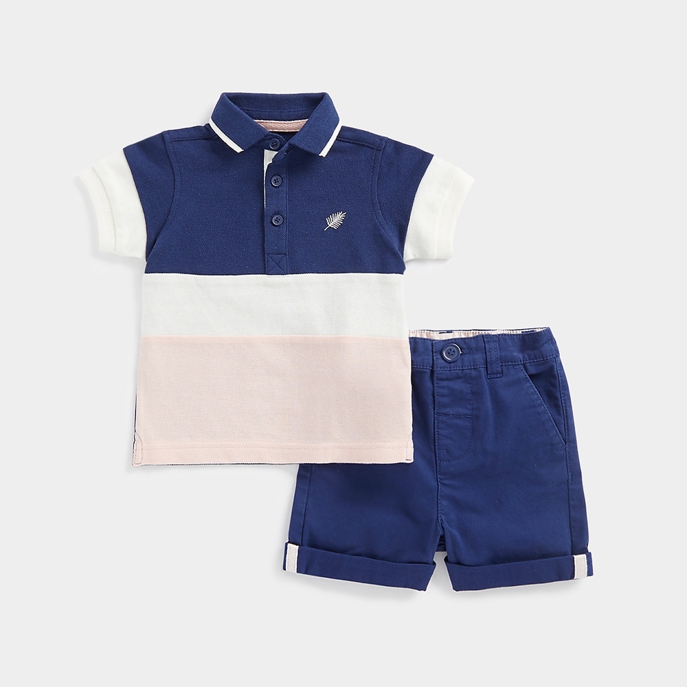 

Mothercare Boys Shorts Set -Multi