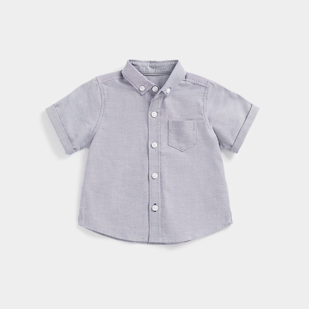 

Mothercare Boys Short Sleeves Shirt -Navy