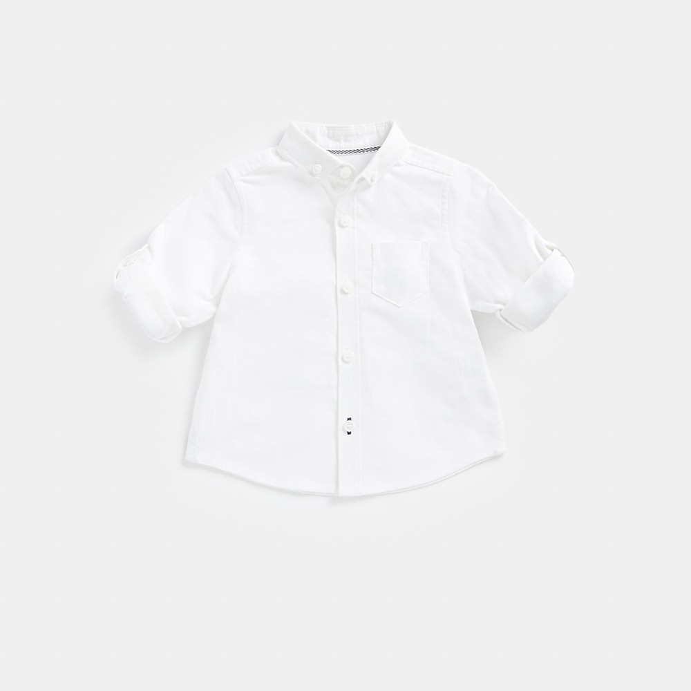 

Mothercare Boys Full Sleeves Shirt -White