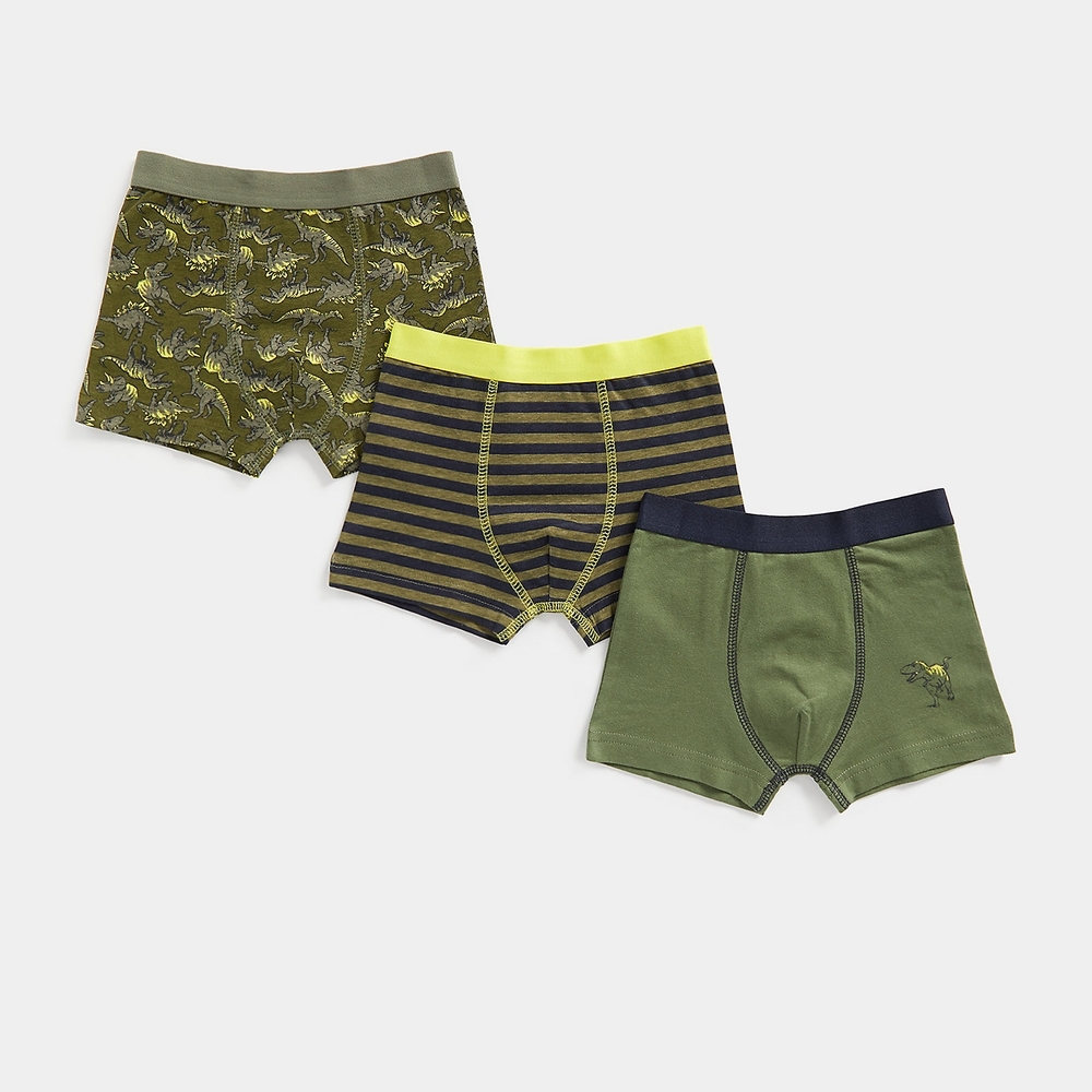 

Mothercare Boys Dino deisgn Trunks-Pack of 3-Multi