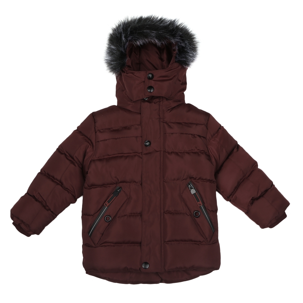 

Boys Full sleeves Jacket - Burgundy