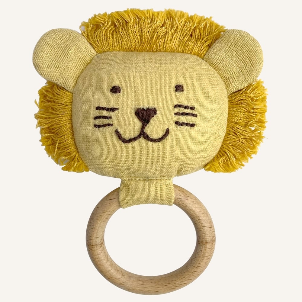 

Abracadabra Organics Collectible Lion Teether Yellow