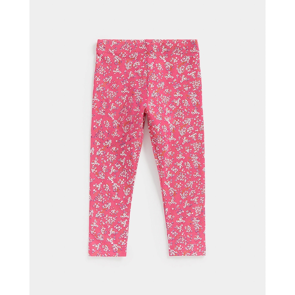 

Girls Leggings Flower Print-Multicolor