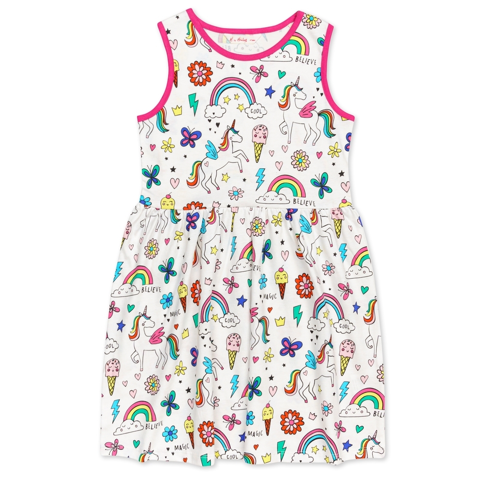 

h by hamleys girls play dress- multi colour