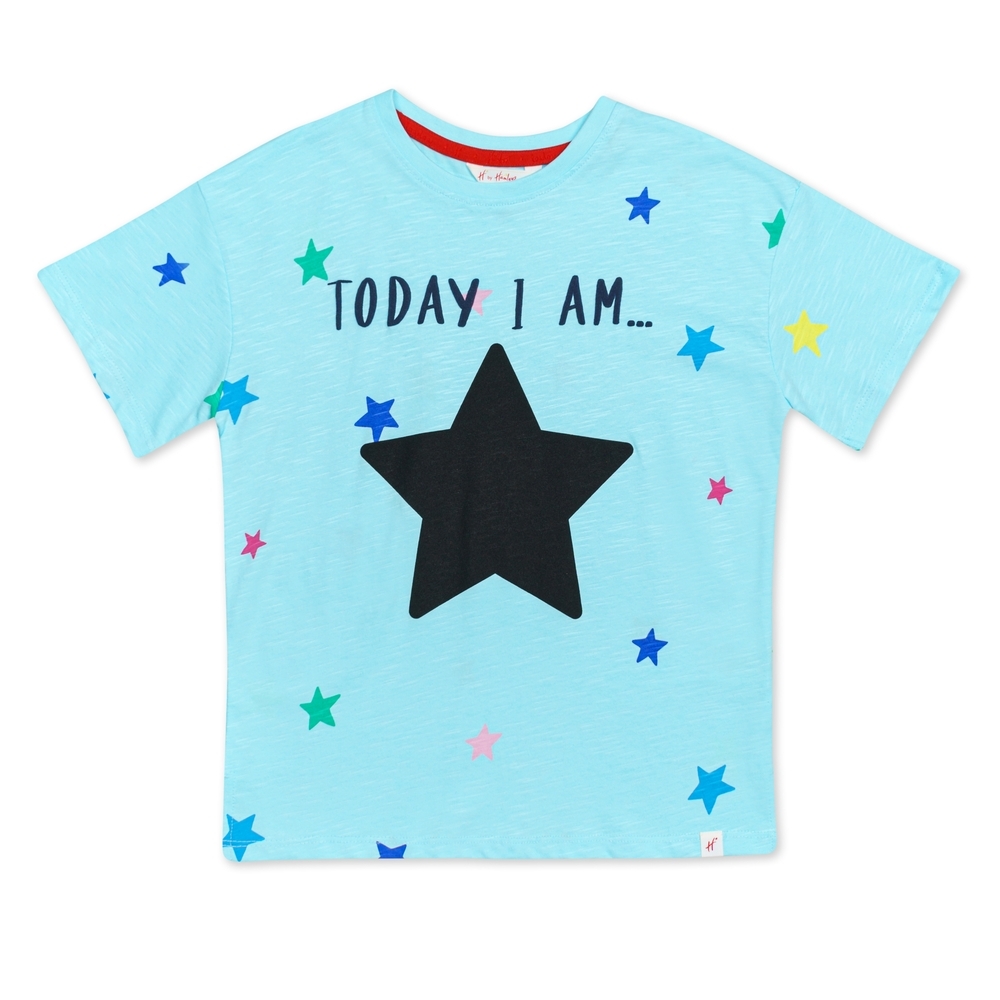 

h by hamleys girls play t-shirt - blue