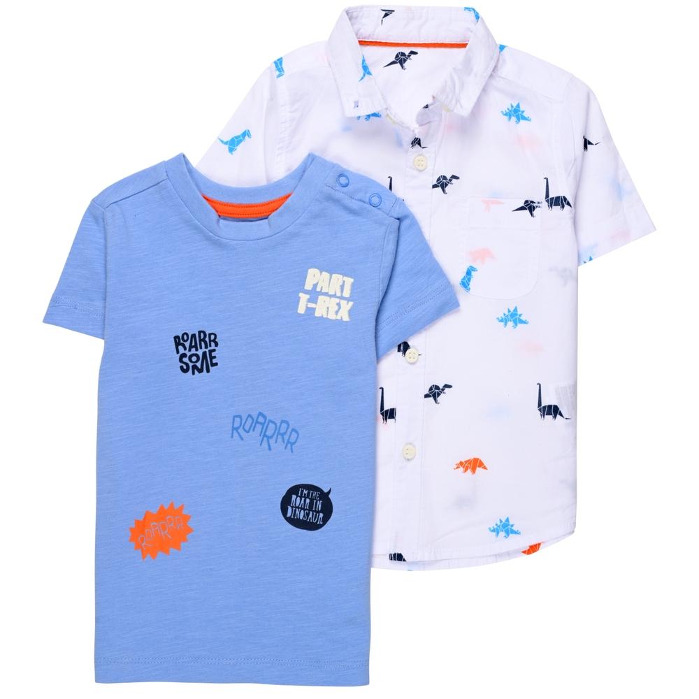 

Boys Half Sleeves T-Shirt -Pack of 2-Multicolor
