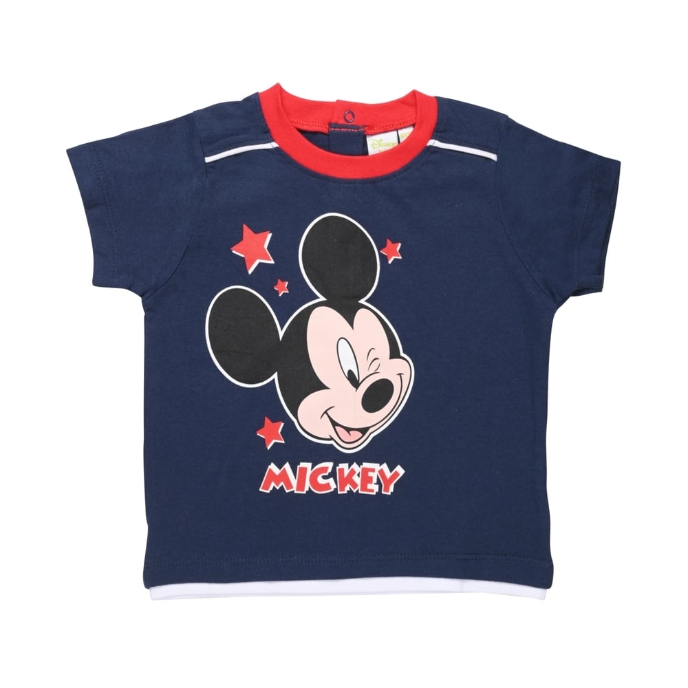 

Boys Short Sleeves T-Shirt Mickey Mouse-Blue