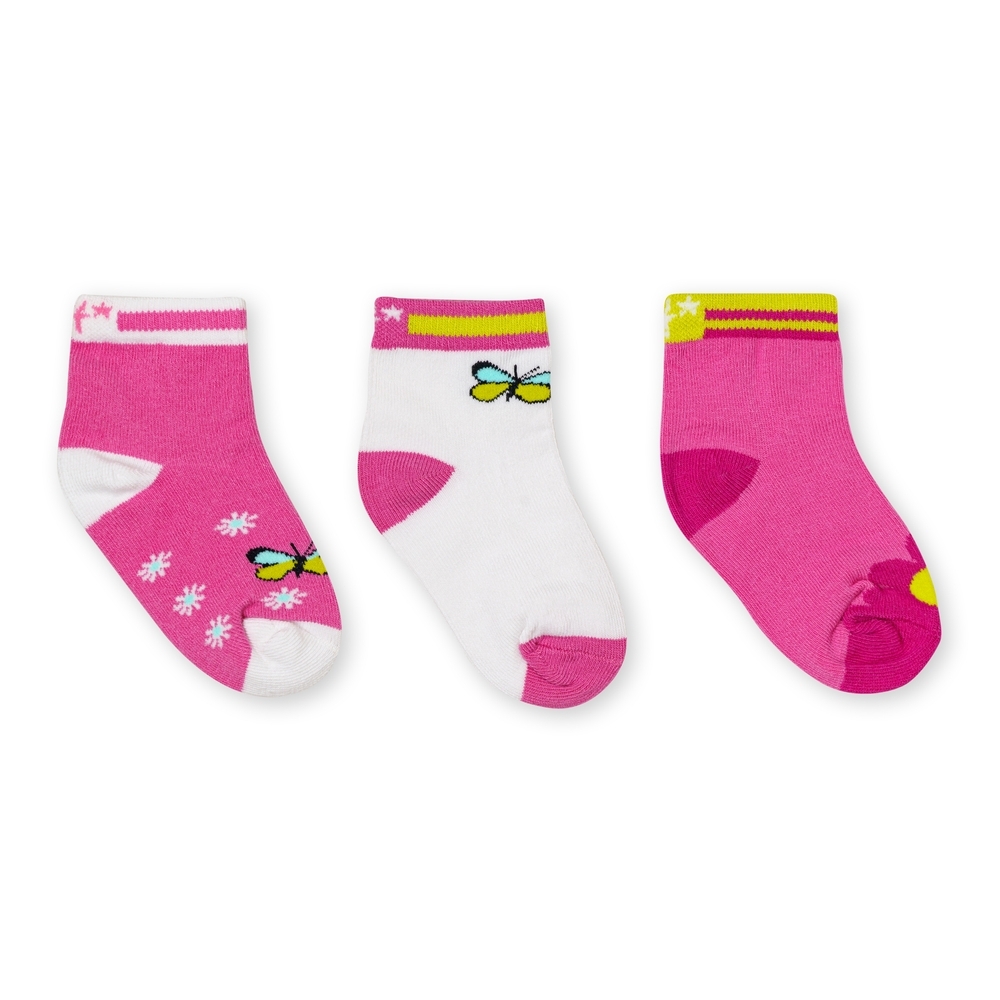 

H by Hamleys Girls 3pc Socks -Pack of 3-Multi