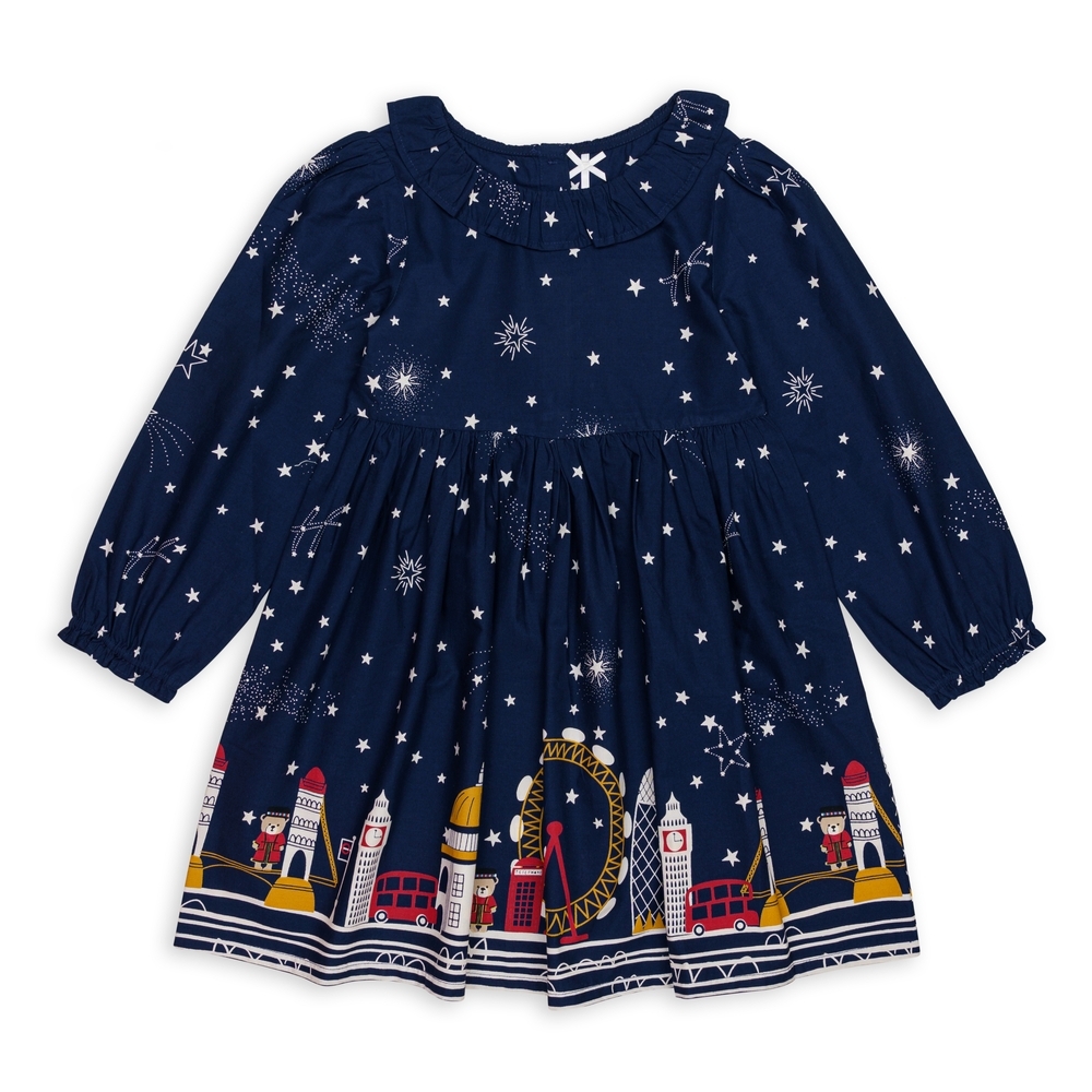 

H by Hamleys Girls FULL LENGTH Dresses -Pack of 1-NAVY