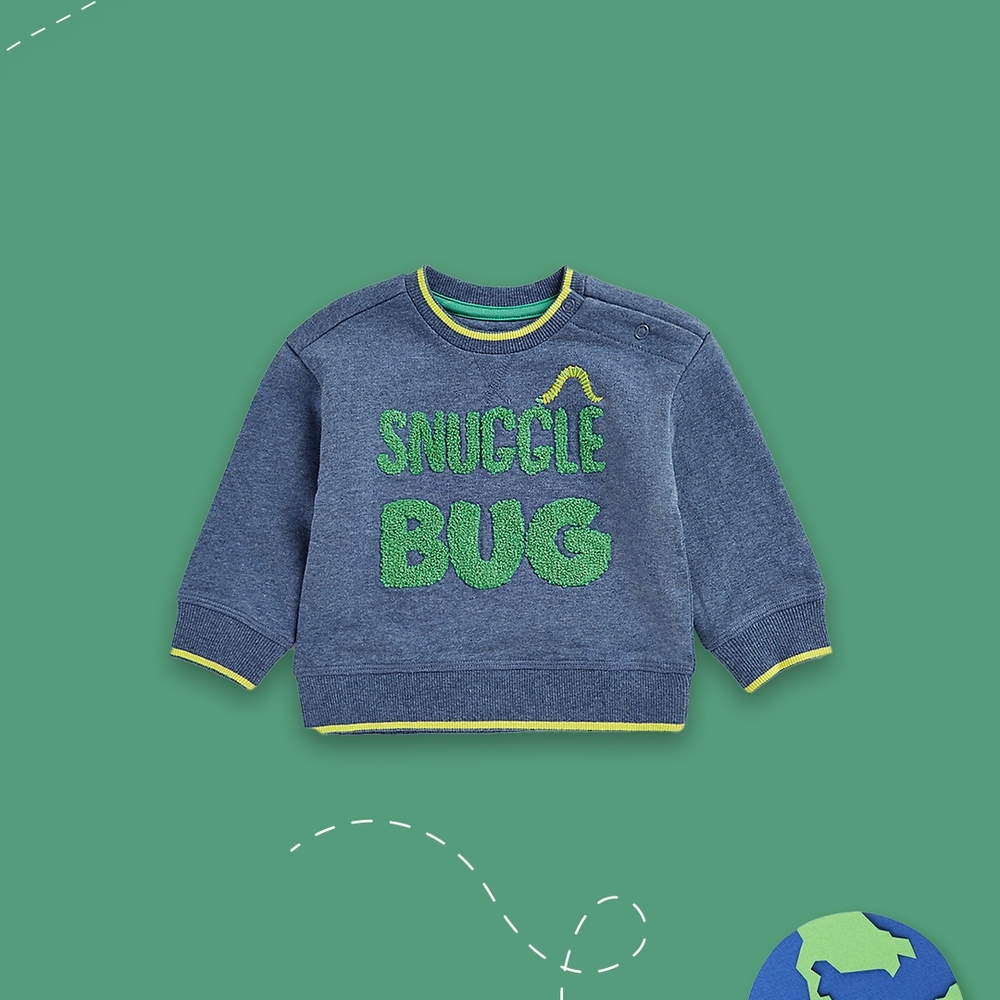 

Boys Full Sleeves Sweatshirt -Navy