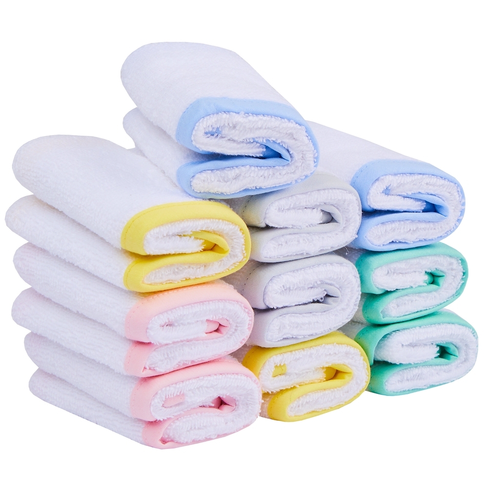 

Mothercare baby flannel towel multicolor pack of 10