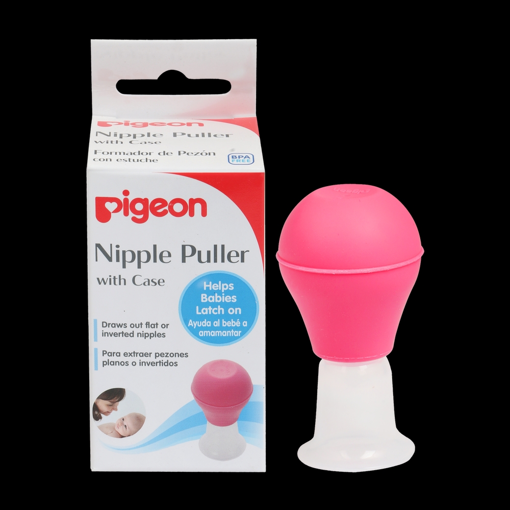 

Pigeon nipple puller with case white&amp red