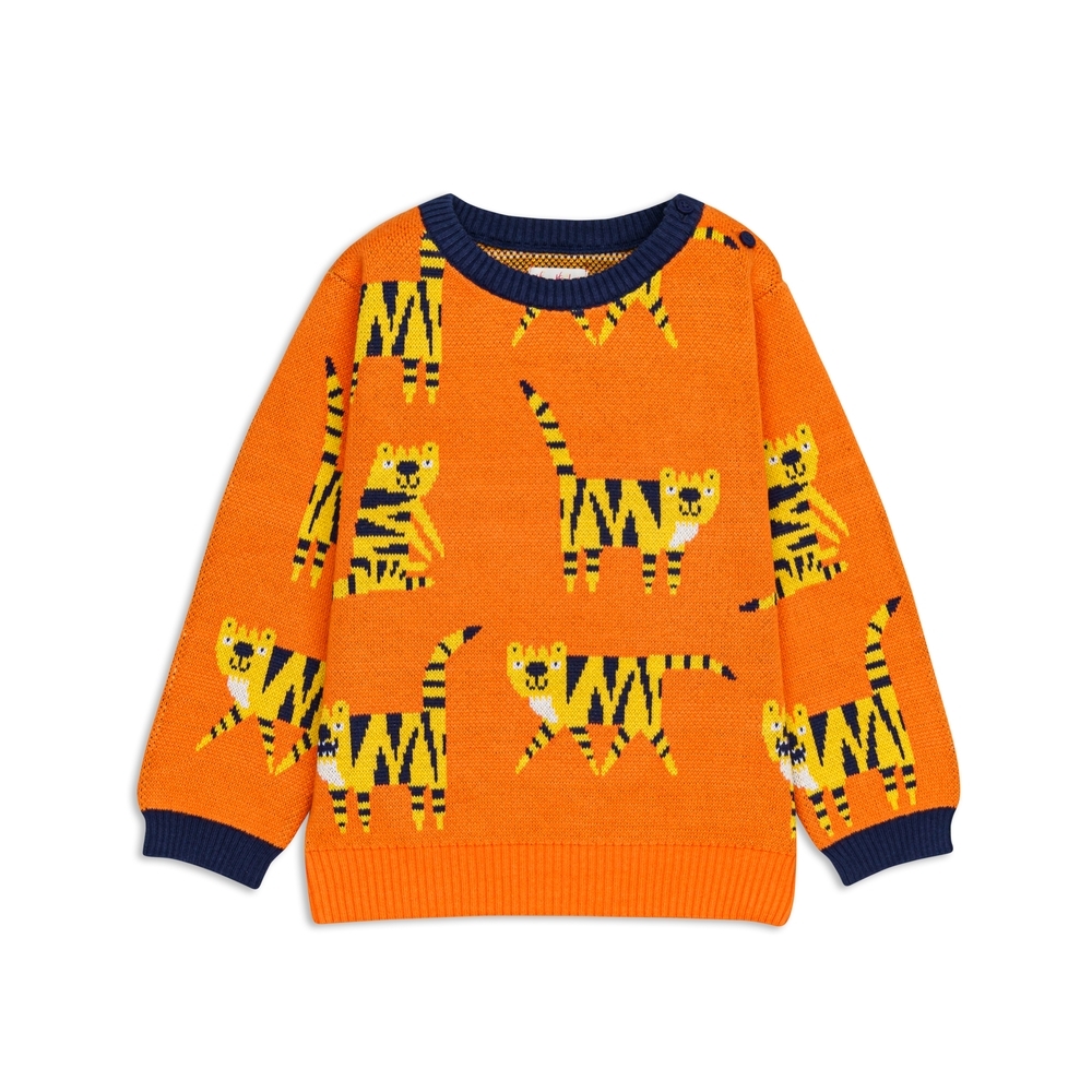 

H by Hamleys Boys Full Sleeves sweatshirts -Pack of 1-Orange