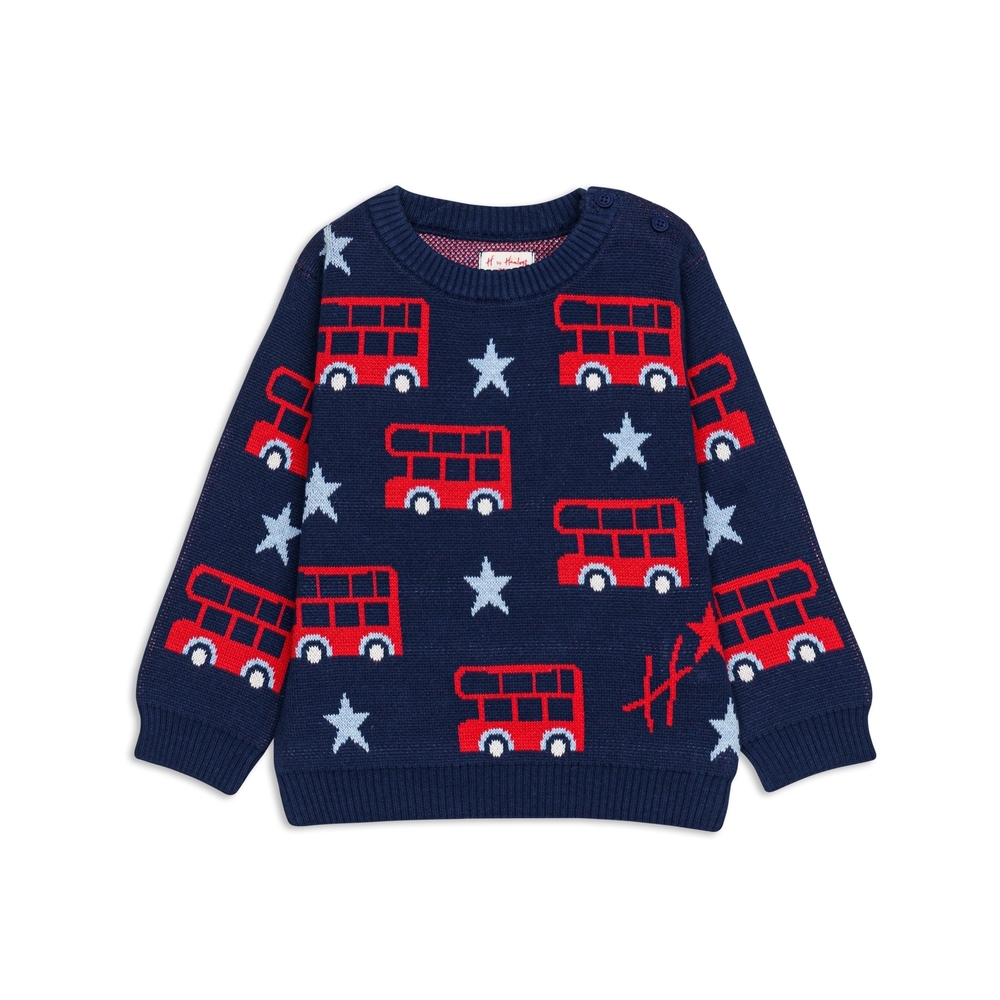 

H by Hamleys Boys Full Sleeves sweatshirts -Pack of 1-Navy