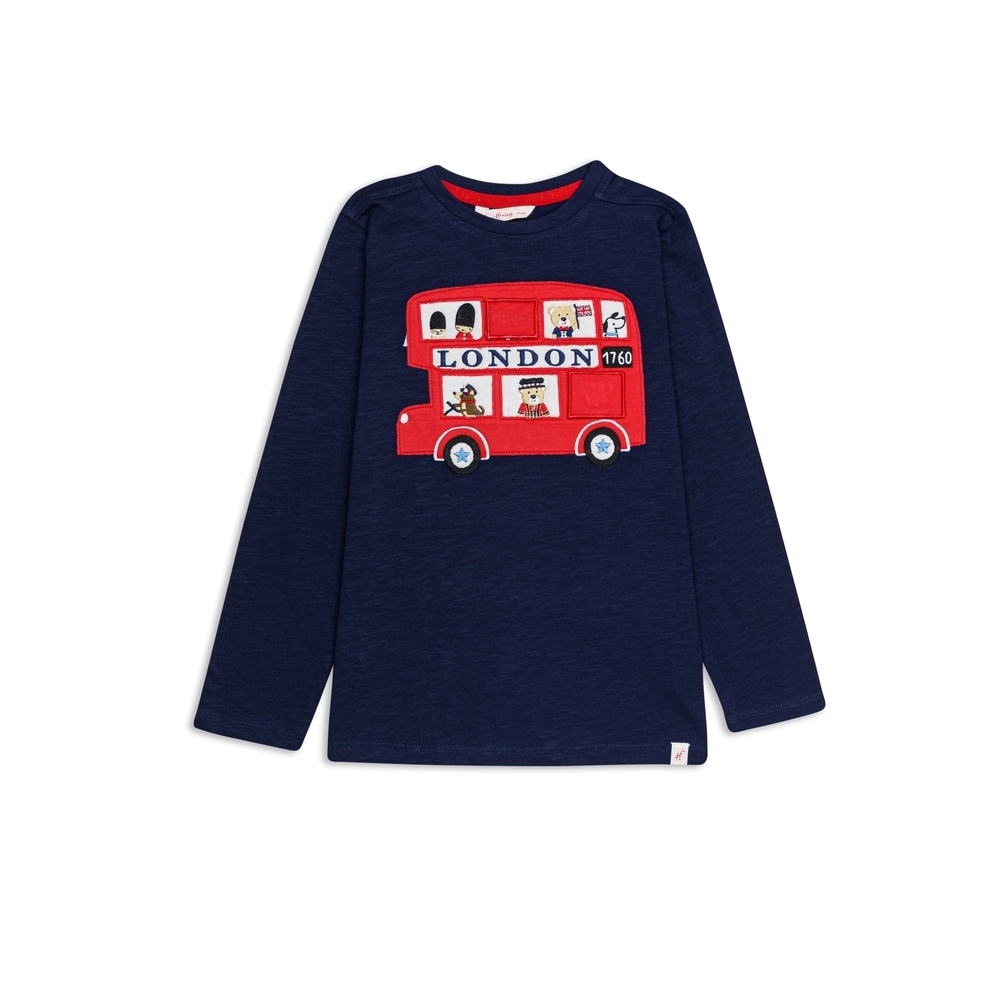 

H by Hamleys Boys Full Sleeves T-shirt -Pack of 1-Navy