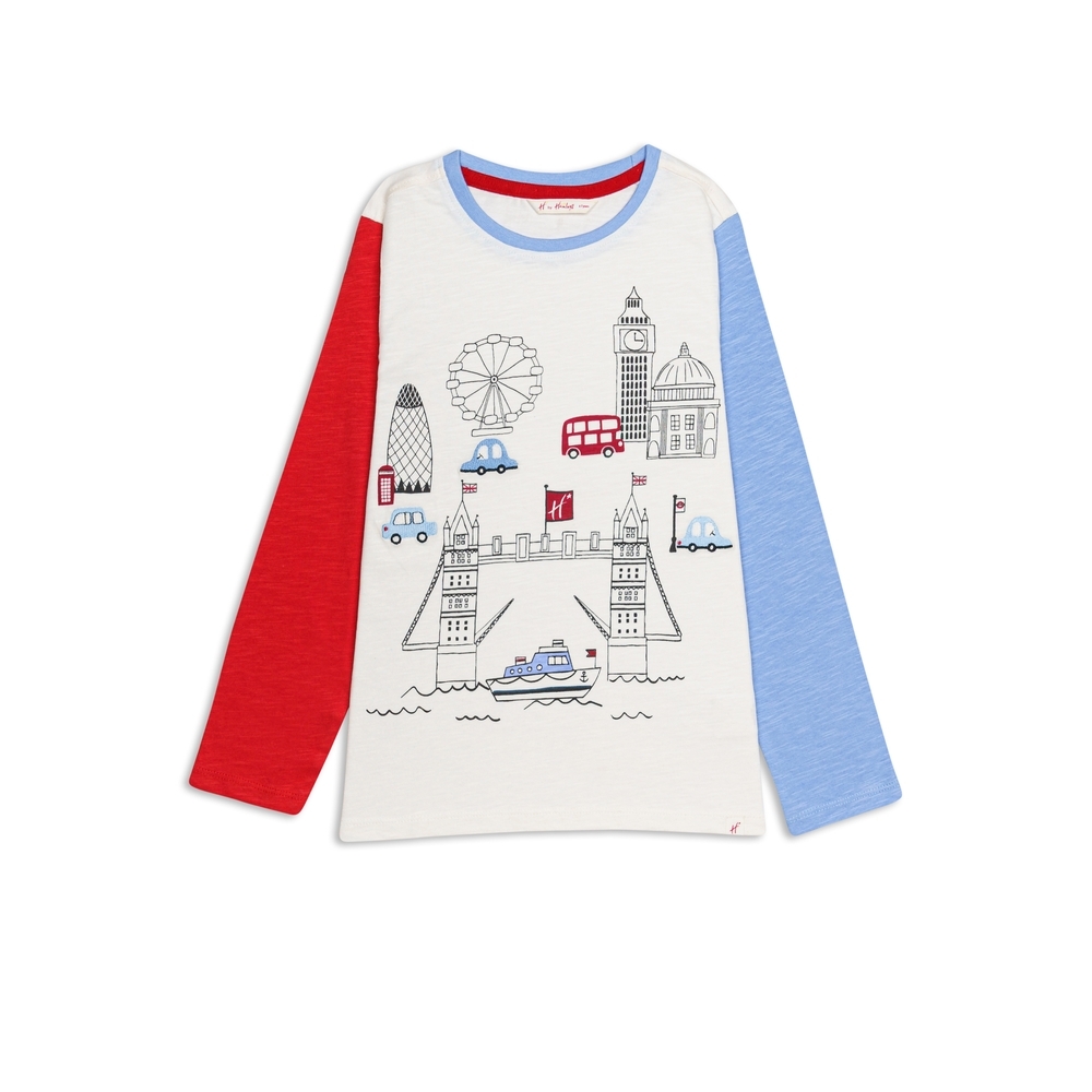

H by Hamleys Boys Full Sleeves T-shirt -Pack of 1-Multi