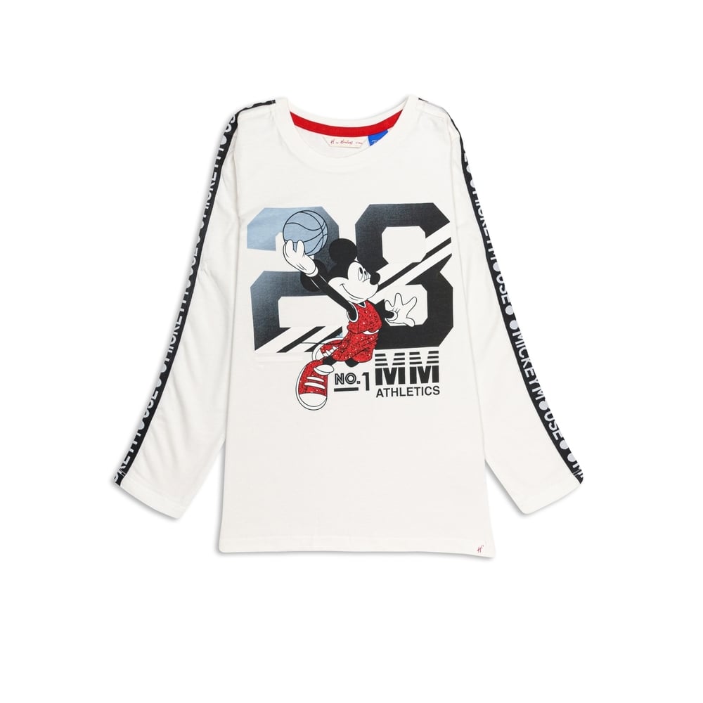 

H by Hamleys Boys Full Sleeves T-shirt -Pack of 1-White