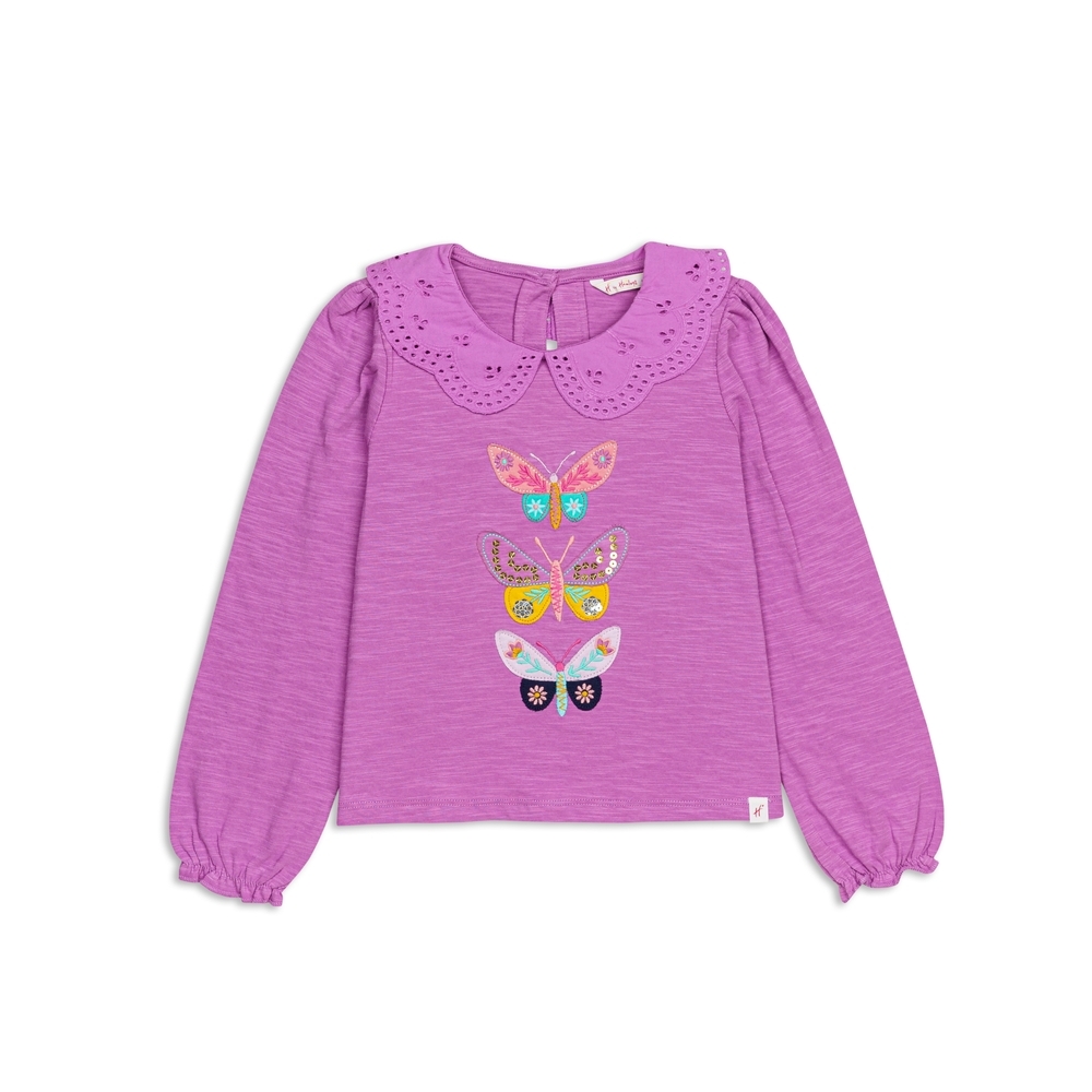 

H by Hamleys Girls Full Sleeves tops -Pack of 1-Purple