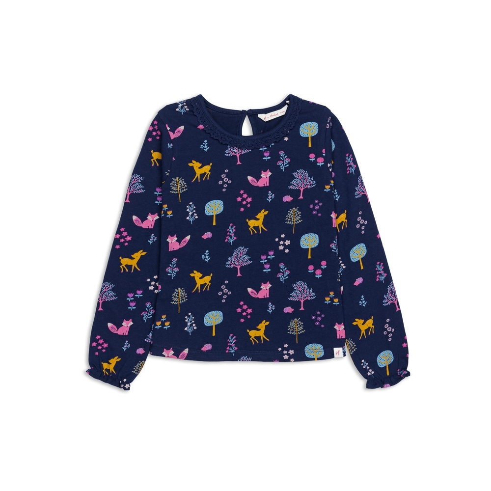 

H by Hamleys Girls Full Sleeves tops -Pack of 1-Blue