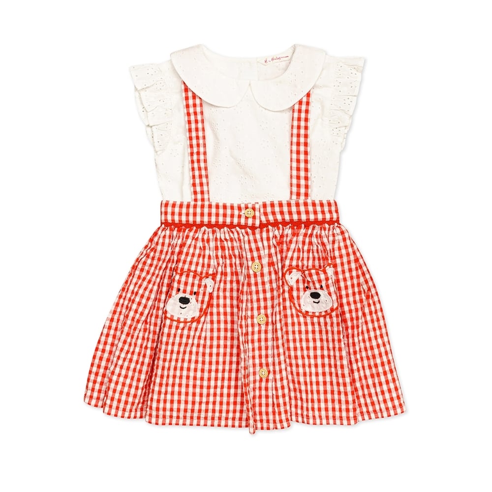 

h by hamleys baby girl heritage sets&amp dungarees- multi colour