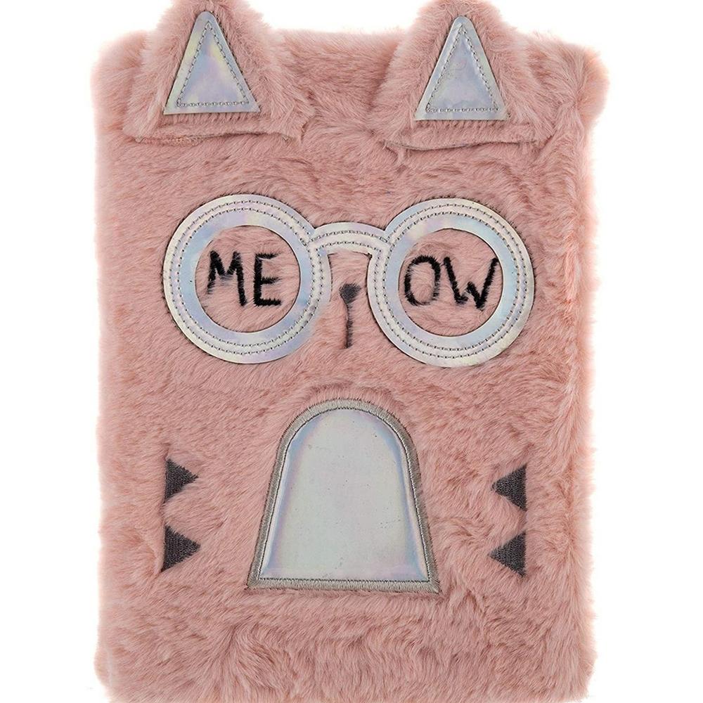

Mirada Fancy Cat Plush Notebook