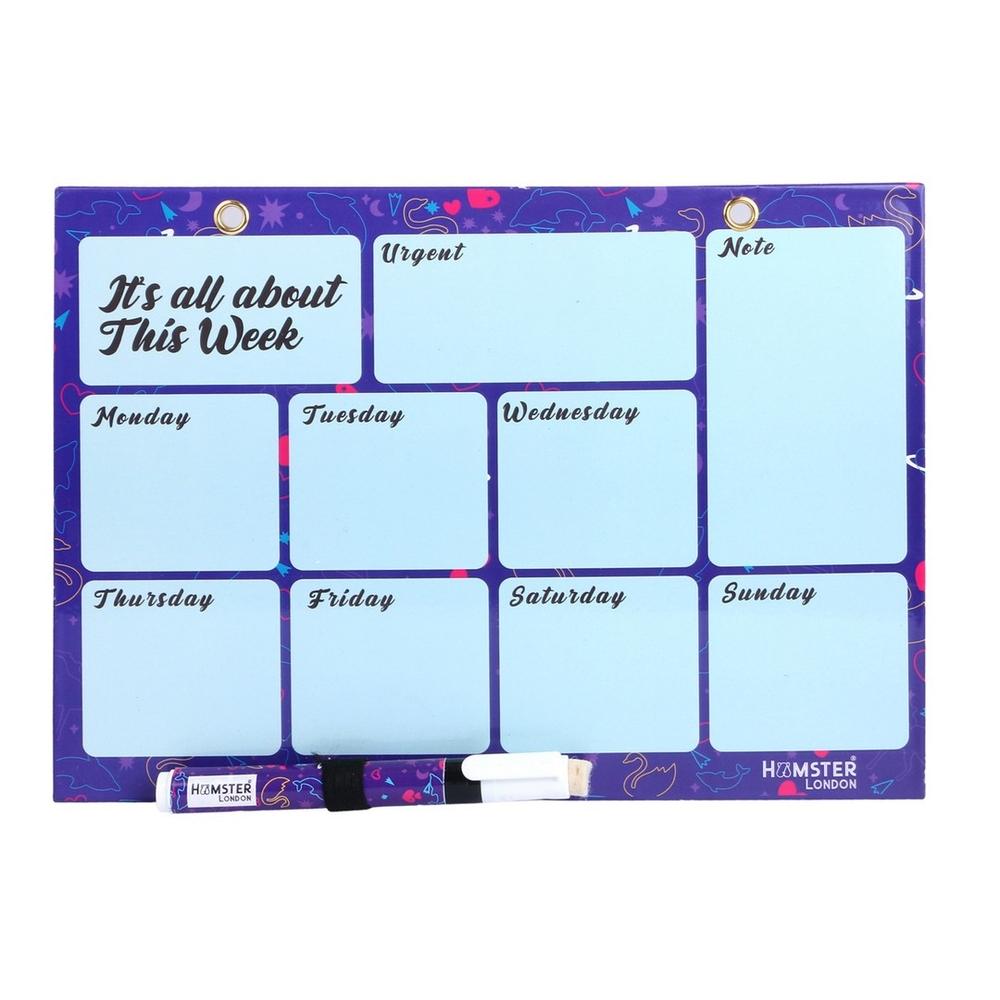 

Hamster London Magnetic White Board A4 Unicorn