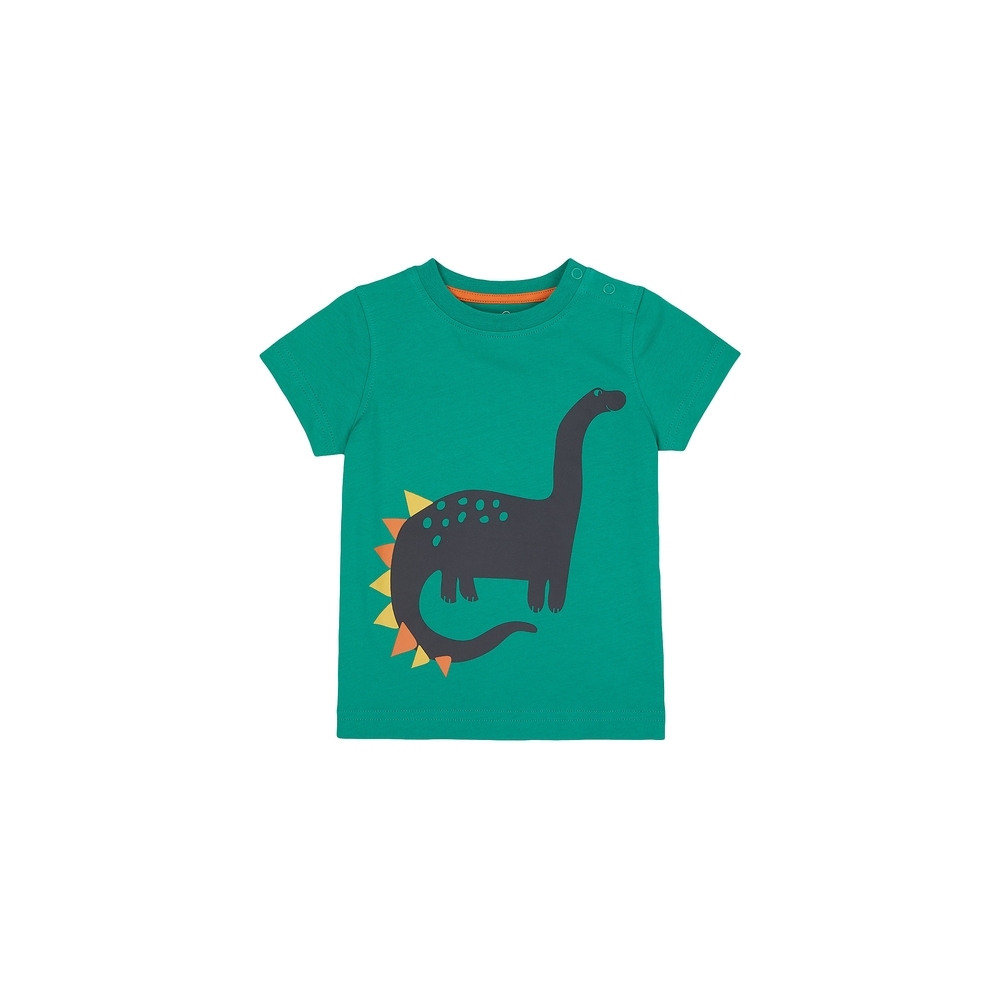 

Boys Half Sleeves T-Shirt Dino Print - Teal