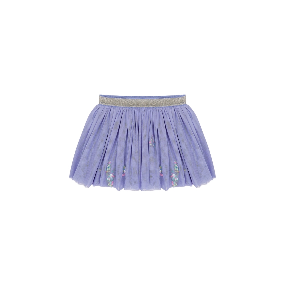 

Girls Mesh Skirt Sequin Detail - Lilac