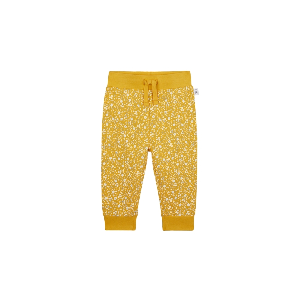 

Girls Joggers Floral Print - Mustard