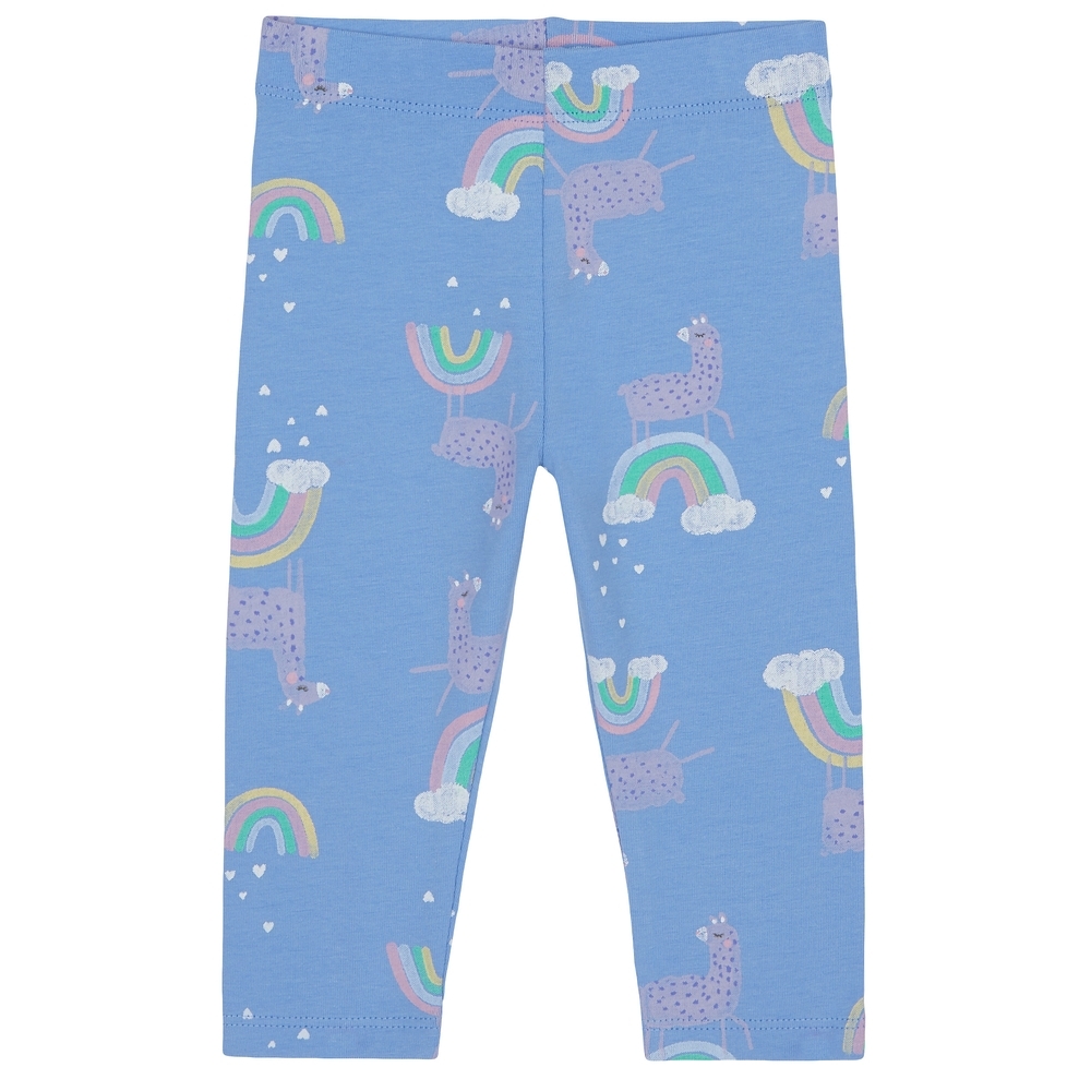

Girls Leggings Printed - Blue