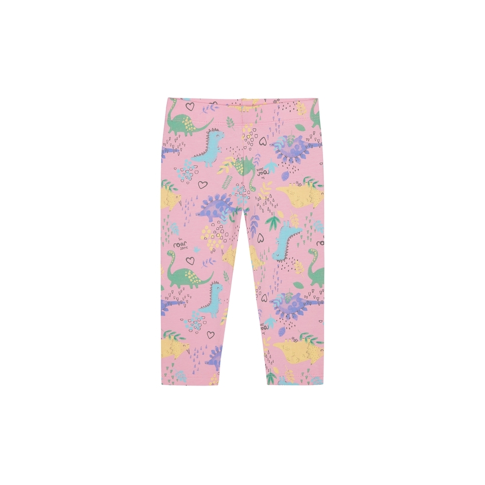 

Girls Leggings Dino Print - Pink