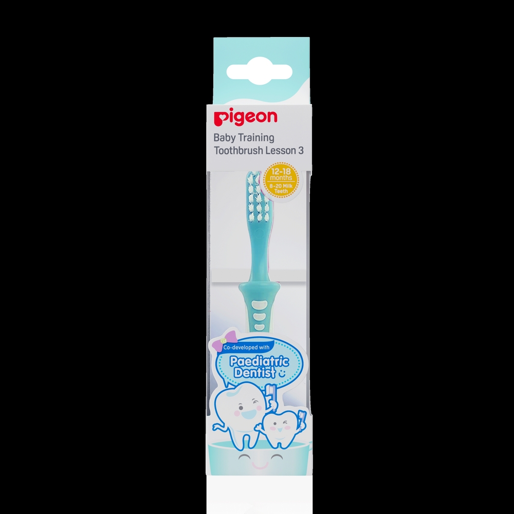 

Pigeon Training Toothbrush Lesson 3 Green EN