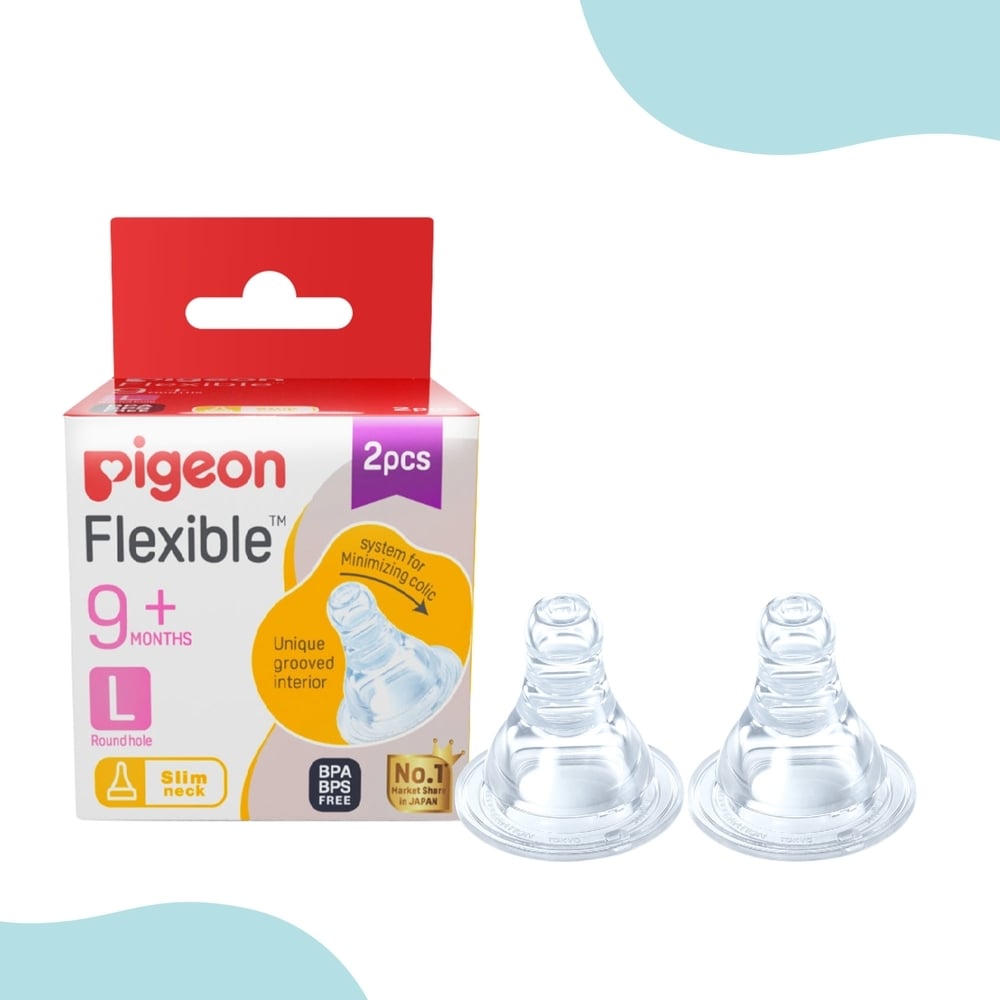 

Pigeon Peristaltic Nipples Large Pack of 2