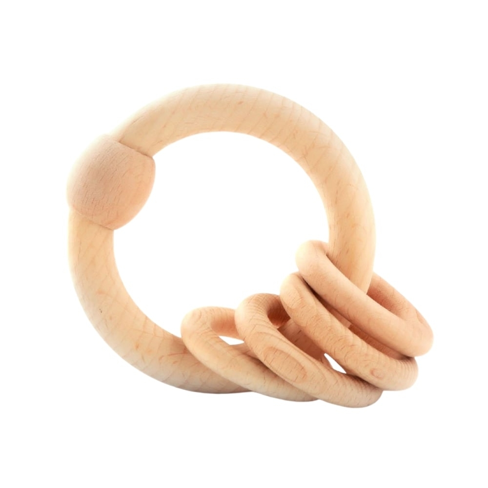 

Ariro Circular Wooden Rattle Natural