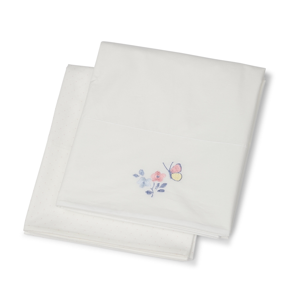 

Mothercare spring flower flat sheets multicolor pack of 2