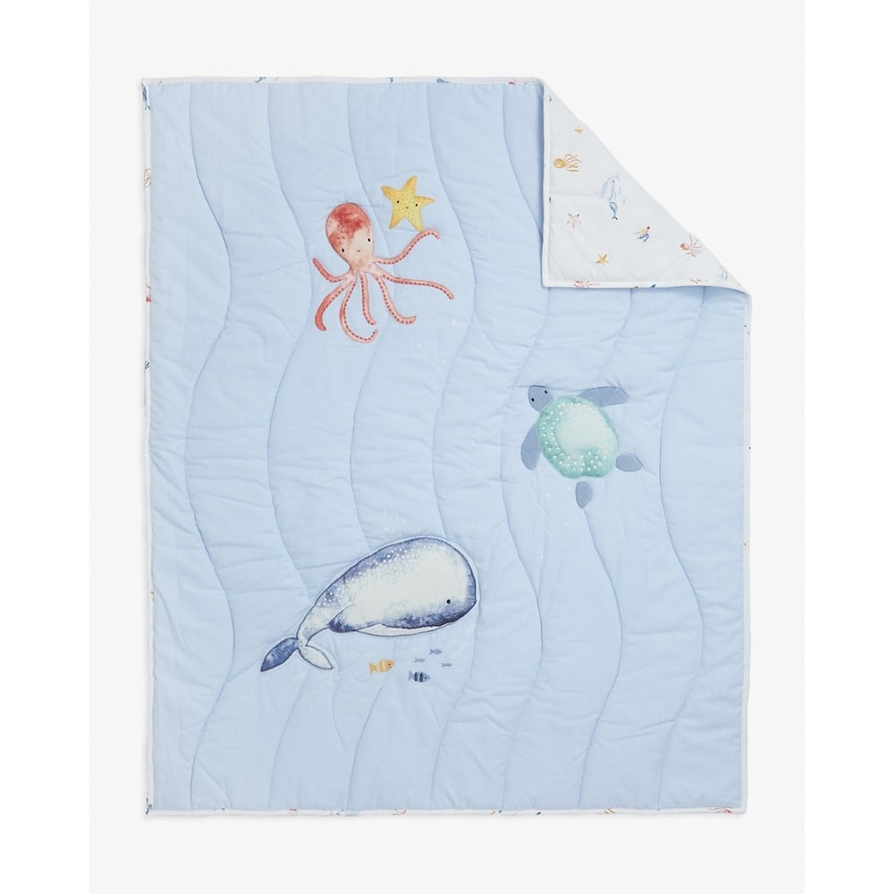 

Mothercare you me&amp the sea quilt blue